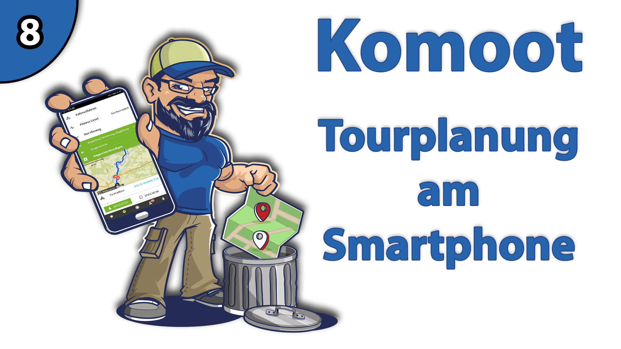 Komoot Tourplanung mit der App erklärt