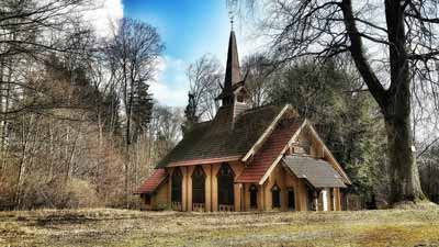 Die Stabkirche bei Stiege