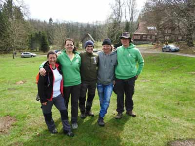 Team Harzer Bergwald in neuer Bekleidung